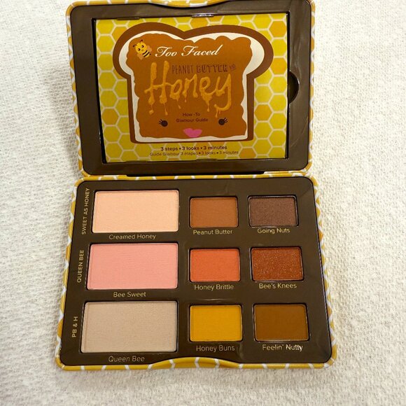 Too Faced Peanut Butter and Honey Eye Palette Eyeshadow LTD Edition 0.39 oz - Picture 1 of 10